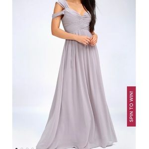 Make Me Move Grey Maxi Dress